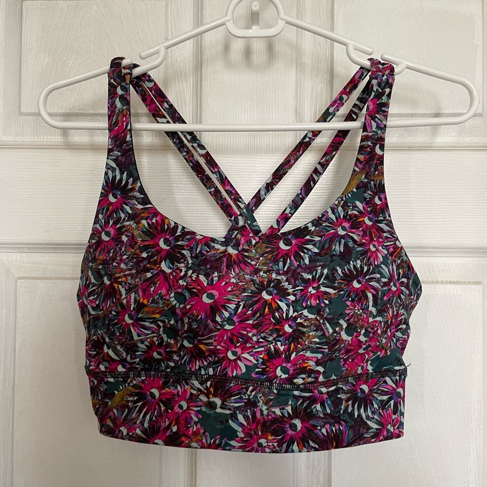 EUC Lululemon longline energy bra Size 10